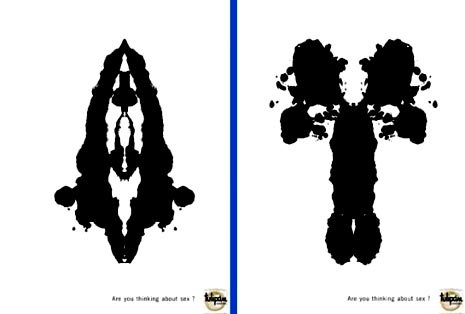 Tulipan condom commercial Rorschach test - are you thinking about sex