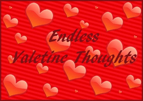 Modern Valentine pictures: Valentine graphic of lots of red hearts.